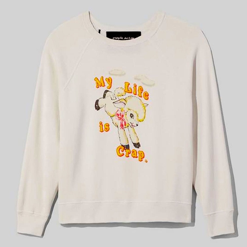 Marc Jacobs My Life is Crap sweatshirt